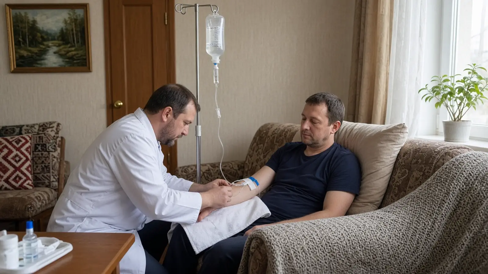 Капельница на дому пациенту в Иваново